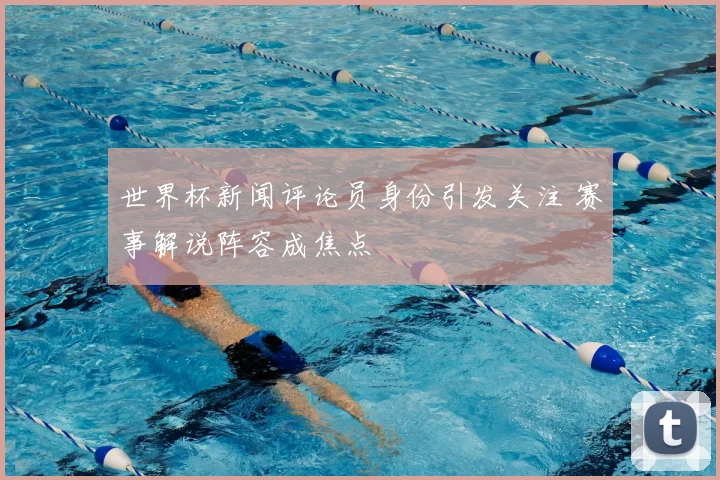 世界杯新闻评论员身份引发关注 赛事解说阵容成焦点